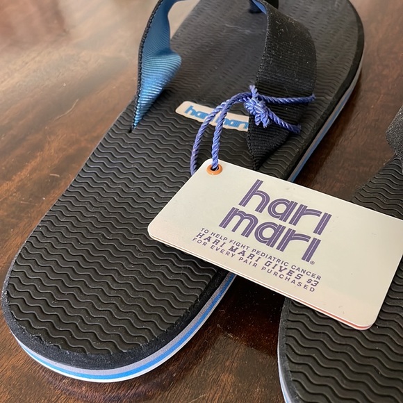 Hari Mari Mens Sandals Dune Black NWT - Picture 2 of 2